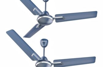 Havells 1200Mm Andria Energy Saving Ceiling Fan (4 stars, Indigo Blue, Pack Of 2)