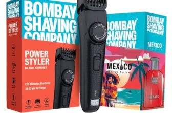 Bombay Shaving Company Power Styler Beard Trimmer & Perfume – Mexico 100Ml || Combo