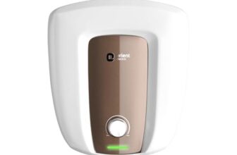 Orient Electric Aquator Edge Geyser|15L Storage Water Heater| Faster Heating With Whirlflow Technology| Ultra Diamond Glassline Tank | Bee 5-Star Rated | High Rise Compatible |5 Years Tank Warranty