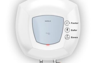 Havells All New Greta Pro 15L 5 Star Storage Water Heater (Geyser) | Faster Heating | Safe To Use | Saves Electricity |Engineered For Hard Water | Feroglas Coated Anti Rust Tank | Made In India