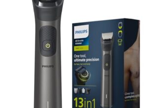 Philips India’S No.1 Men’S Trimmer | Pro Beardsense Technology | Precision Trimming |13-In-1 Modern Man Kit -Face,Body & Private Parts | 3 Year Warranty I 120Min Runtime I Mg7920/65,Gray