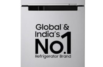 Samsung 236 L, 2 Star, Digital Inverter, Frost Free Double Door Refrigerator (Rt28C3032Gs/Hl, Gray Silver)