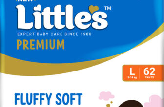 Little’S Comfy Baby Diaper Pants – Premium 12 Hours Absorption, Wetness Indicator – L(62 Pieces)