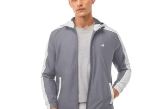 Boldfit Windcheater Jacket For Men,Lightweight & Wind-Resistant With Reflective Bike Jacket For Man, Relaxed Fit-Stylish Windbreaker For Outdoor & Biking