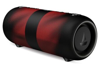 Boat 2025 Launch Stone 1200 Pro, 60W Boat Signature Sound, 76.2Mm Drivers, Tws,7.5H Battery, Built-In Mic, Carry Strap,Ipx6, Bluetooth Speaker, Wireless Speaker, Portable Speaker (Twilight Black)