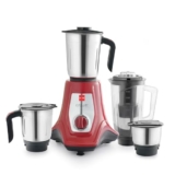 Cello Trion Mixer Grinder 750 Watt With 4 Jars, White | Sharp Stainless Steel Blades, 3 Speed Control, Advanced Safety Features | Perfect For Masalas, Chutneys, Fresh Fruit Juices | 1 Year Warranty