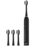 Dr Vaku® Sonicare+ Electric Toothbrush For Men Woman Adults Sonic With 6 Modes, 4 Brush Heads, 60-Day Battery Backup, Rechargeable & Ipx7 Waterproof Automatic Power Best Electrical Tooth Brush- Black