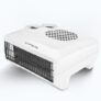 Longway Magma Fan Room Heater | 2 Heat Modes (1000W/2000W) | Isi Approved | Compact, Rust-Free Design | Ptc Ceramic Element | White