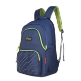 Harissons Zap 28L School & College Backpack For Boys & Girls | Spacious Main Compartment & Front Pocket With Expandable Bottle Holders (Navy Blue)