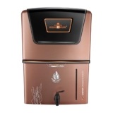 Aqua D Pure Ro Water Purifier | Copper + Zinc + Alkaline Technology | Elegant Black & Copper Wall Mount | Ideal For Home & Family (Sonet Gold Zinc)