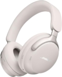 Bose New Quietcomfort Ultra Wireless Noise Cancelling Headphones With Spatial Audio, Over-The-Ear Headphones With Mic, Up To 24 Hours Of Battery Life, White Smoke