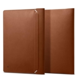Spigen Valentinus Laptop Sleeve 15/16 Inch, Compatible With Macbook Pro, Built In Magnetic Flap, Leather Laptop Case, Laptop Pouch Bag – Classic Brown