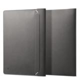 Spigen Valentinus Laptop Sleeve 15/16 Inch, Compatible With Macbook Pro, Built In Magnetic Flap, Leather Laptop Case, Laptop Pouch Bag – City Gray