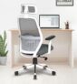 Da Urban® Florida Office Chair,High Back Mesh Ergonomic Home Office Desk Chair With 3 Years Warranty, Adjustable Armrests,Adjustable Lumbar Support,Tilt Lock Mechanism (Grey)