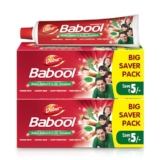 Dabur Babool Ayurvedic Toothpaste -700G (350G X 2) | For Strong Teeth & Healthy Gums | Helps In Cavity Protection, Fresh Breathe | All Round Protection