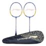Li-Ning Smash Xp 70 Iv Strung Badminton Racquets – Pack Of 2 | Lightweight, Durable With Full Cover | Ideal For Beginners & Recreational Players