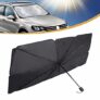 Lobe Wonder (Large Size) Car Sun Shade Protector, Foldable Windshield Insulation Car Sun Shade For Uv Protection Reflective Sunblocker Car Accessories For Minivans, Microcar, Compact Car And More