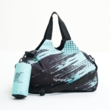 Lifelong Gym Bag For Men And Women | Sports Foldable Bag | Workout, Fitness, Exercise | Compact, Lightweight, Detachable Shoulder Strap | Ideal For Gym, Travel, And Daily Use (Sea Green)